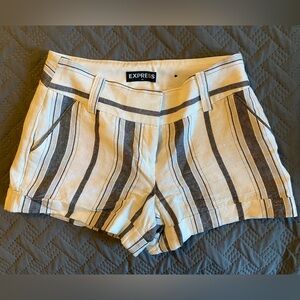 Express Women's Striped Shorts